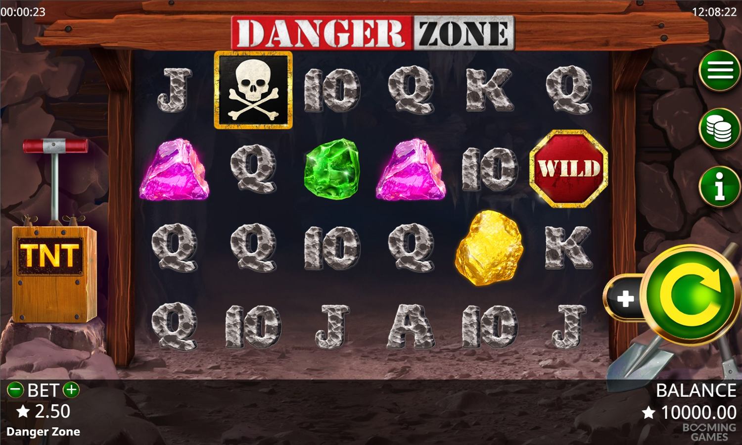 Danger Zone Slot Gameplay