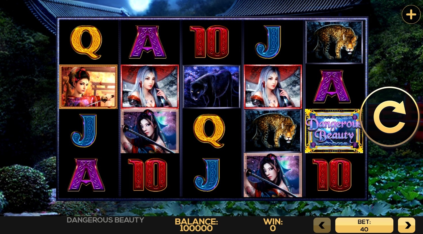 Dangerous Beauty Slot Gameplay