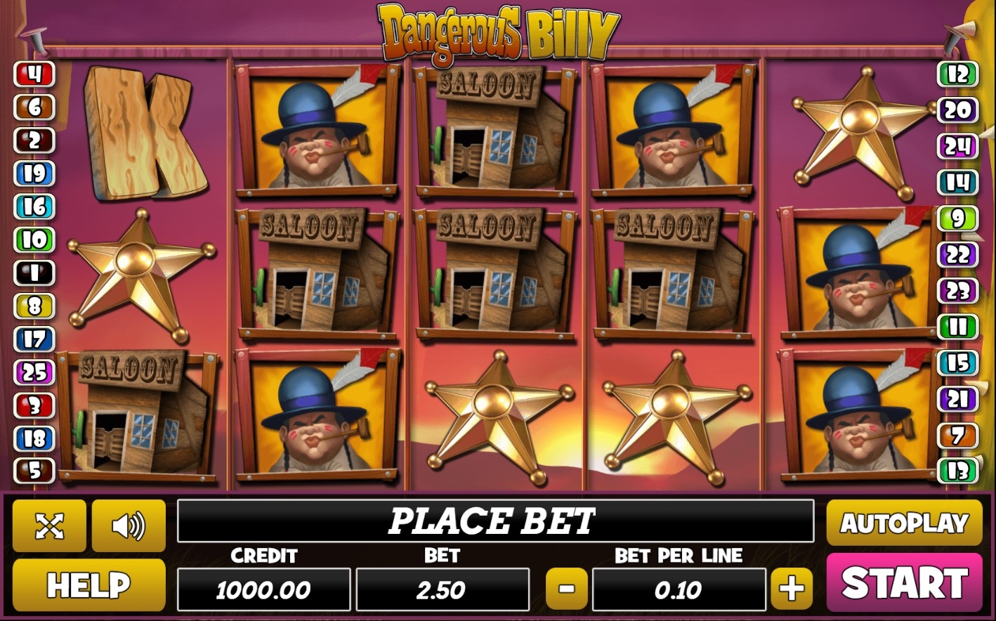 Dangerous Billy Slot Gameplay