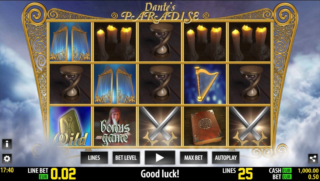 Dante Paradise Slot Gameplay