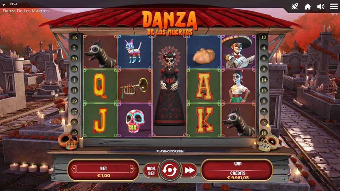 Danza De Los Muertos Slot Gameplay