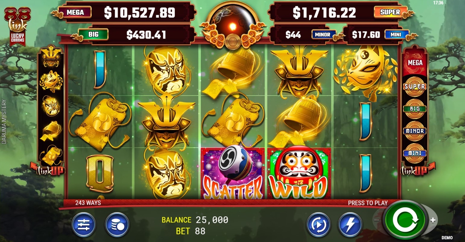 Daruma Mystery Slot Gameplay