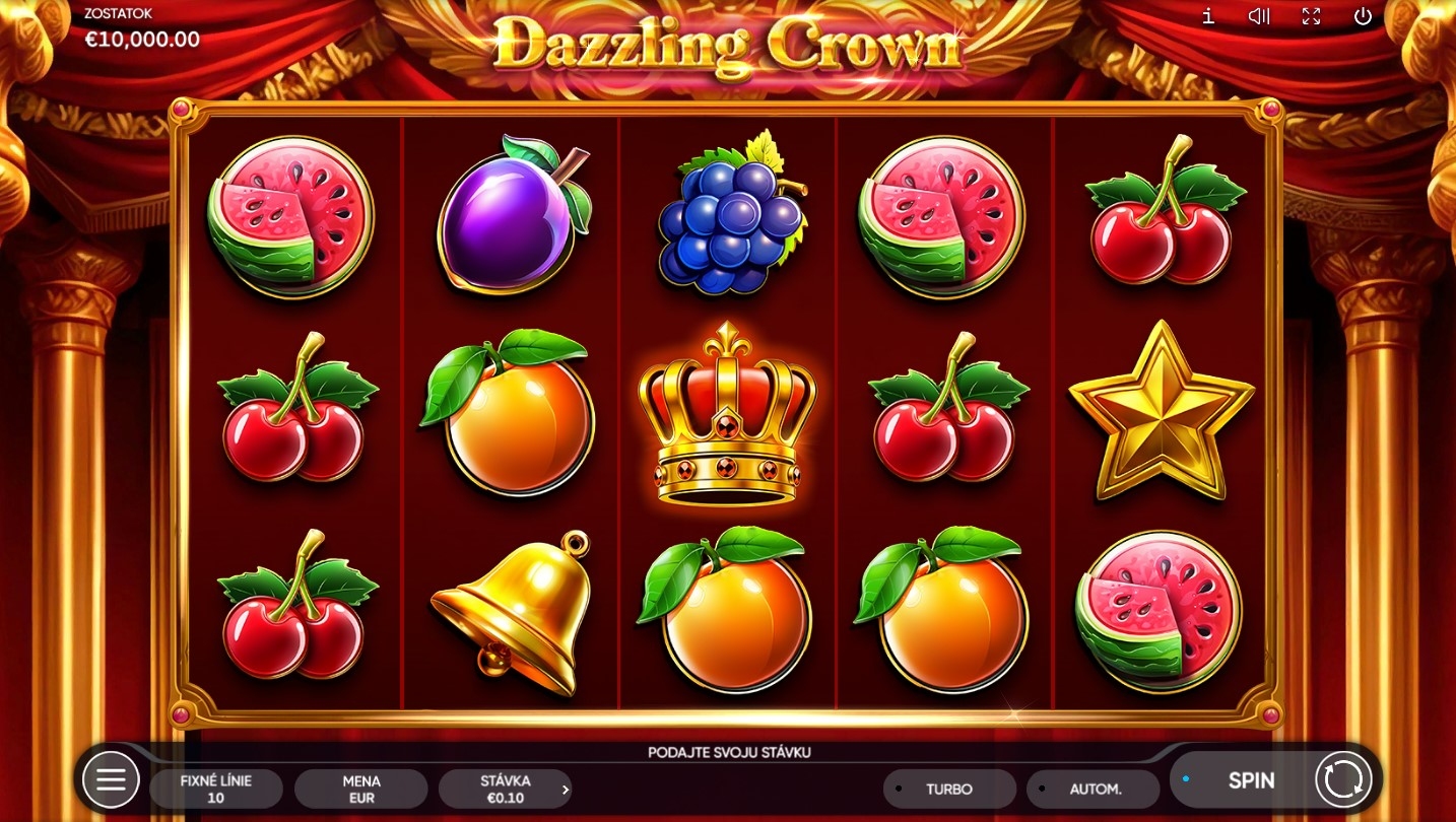 Dazzling Crown Slot Gameplay