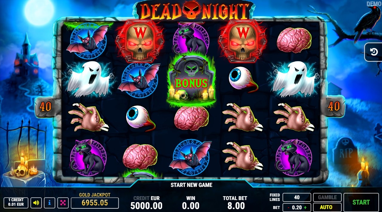 Dead Night Slot Gameplay