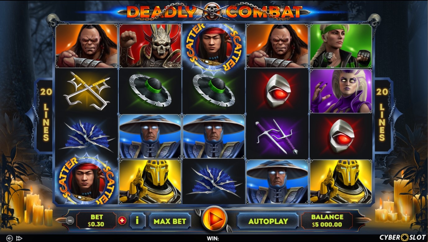 Deadly Combat Slot Gameplay