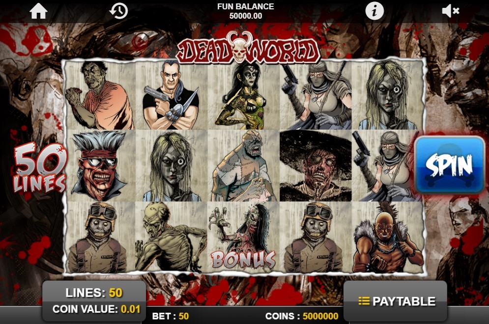 Deadworld Slot Gameplay