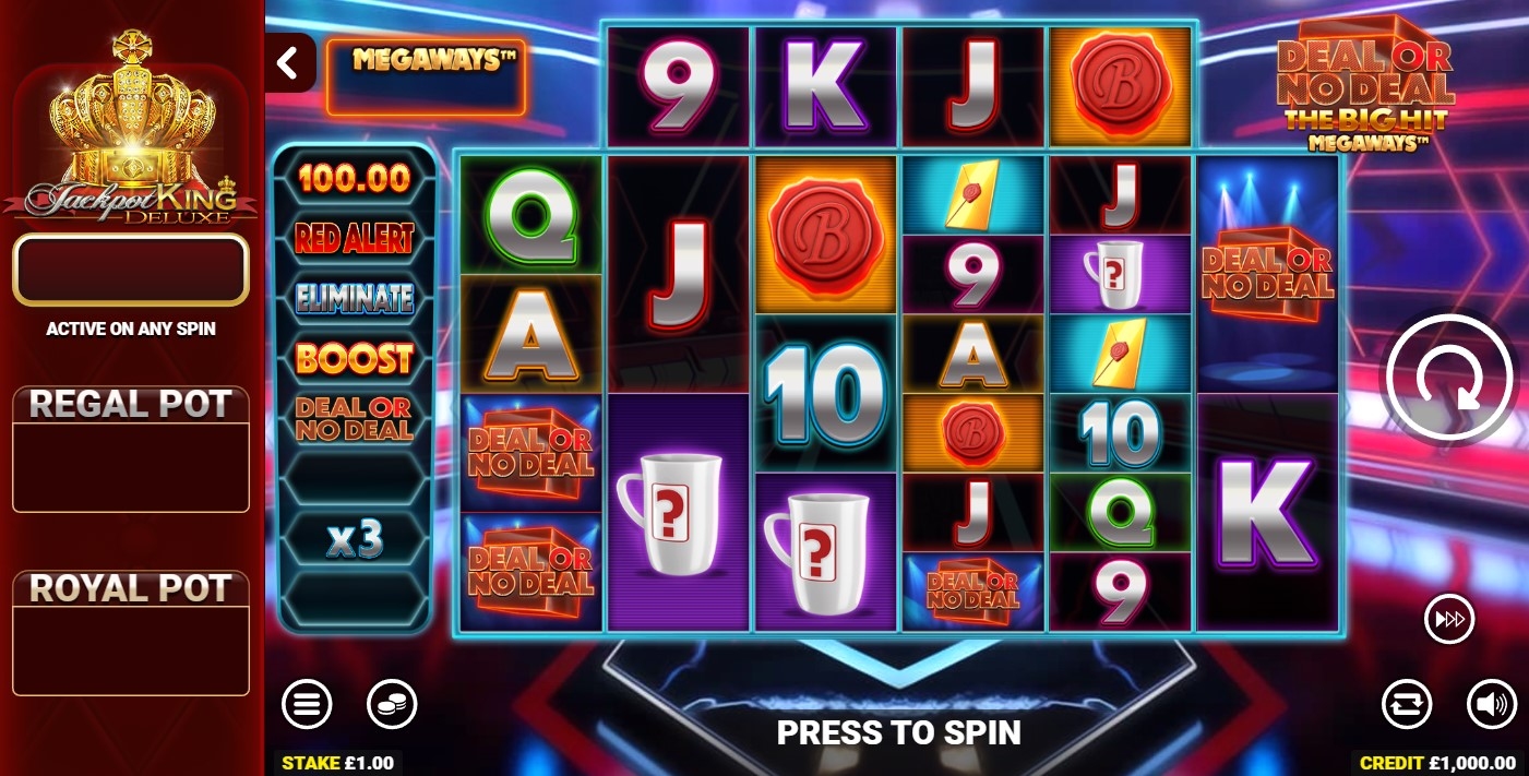 Deal Or No Deal The Big Hit Megaways Slot Gameplay
