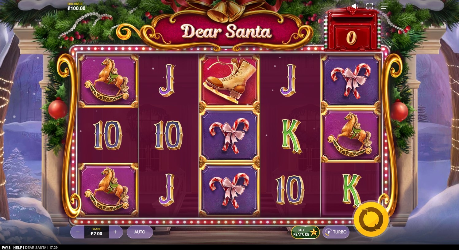 Dear Santa Slot Gameplay