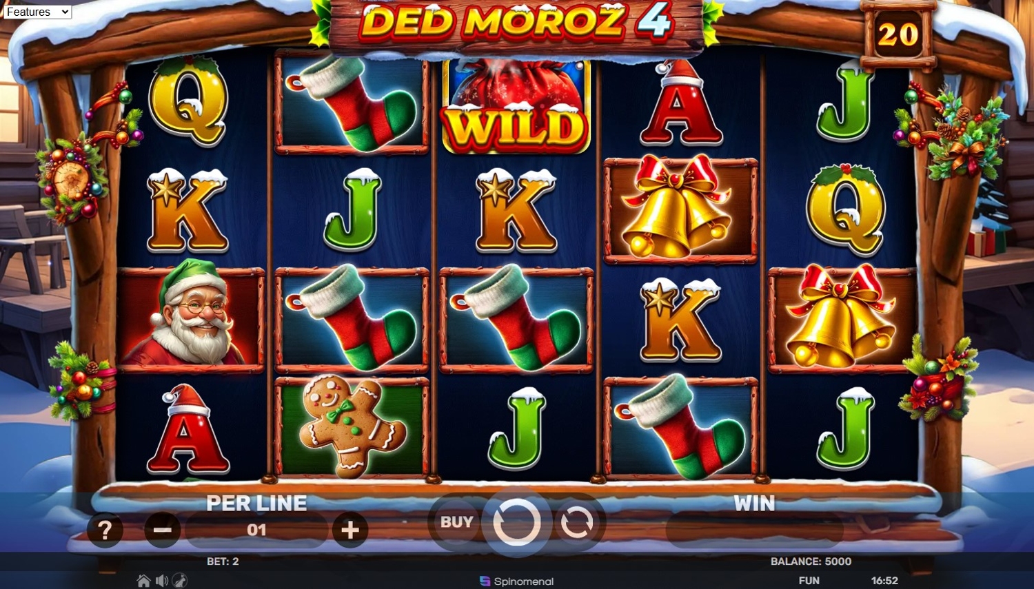 Ded Moroz 4 Slot Gameplay