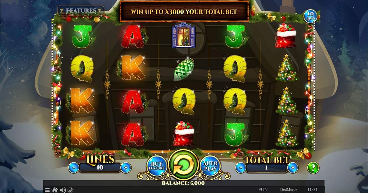 Ded Moroz Slot Gameplay