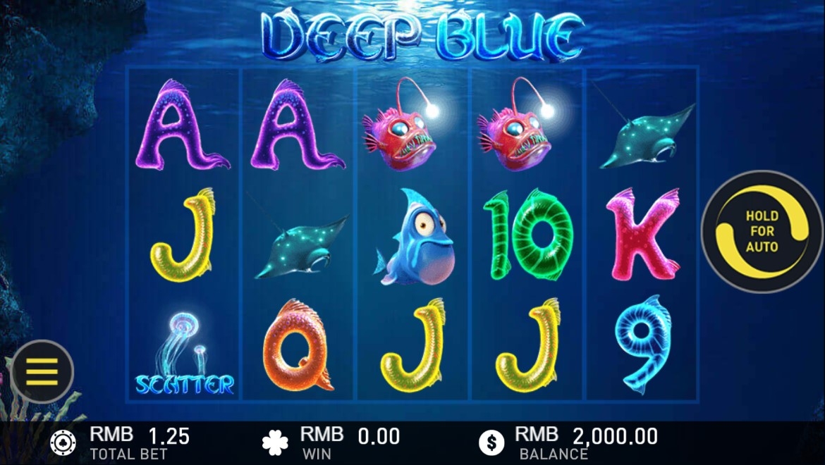 Deep Blue Slot Gameplay