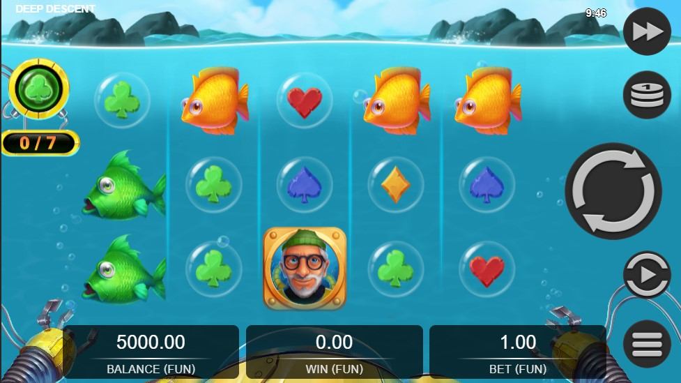 Deep Descent Slot Gameplay