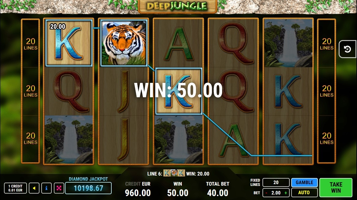 Deep Jungle Slot Gameplay