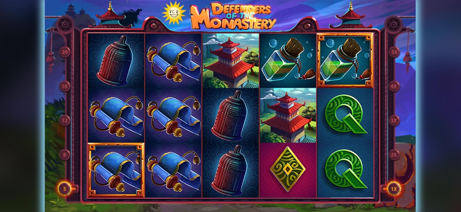Defenders of the Monastery Slot Gameplay