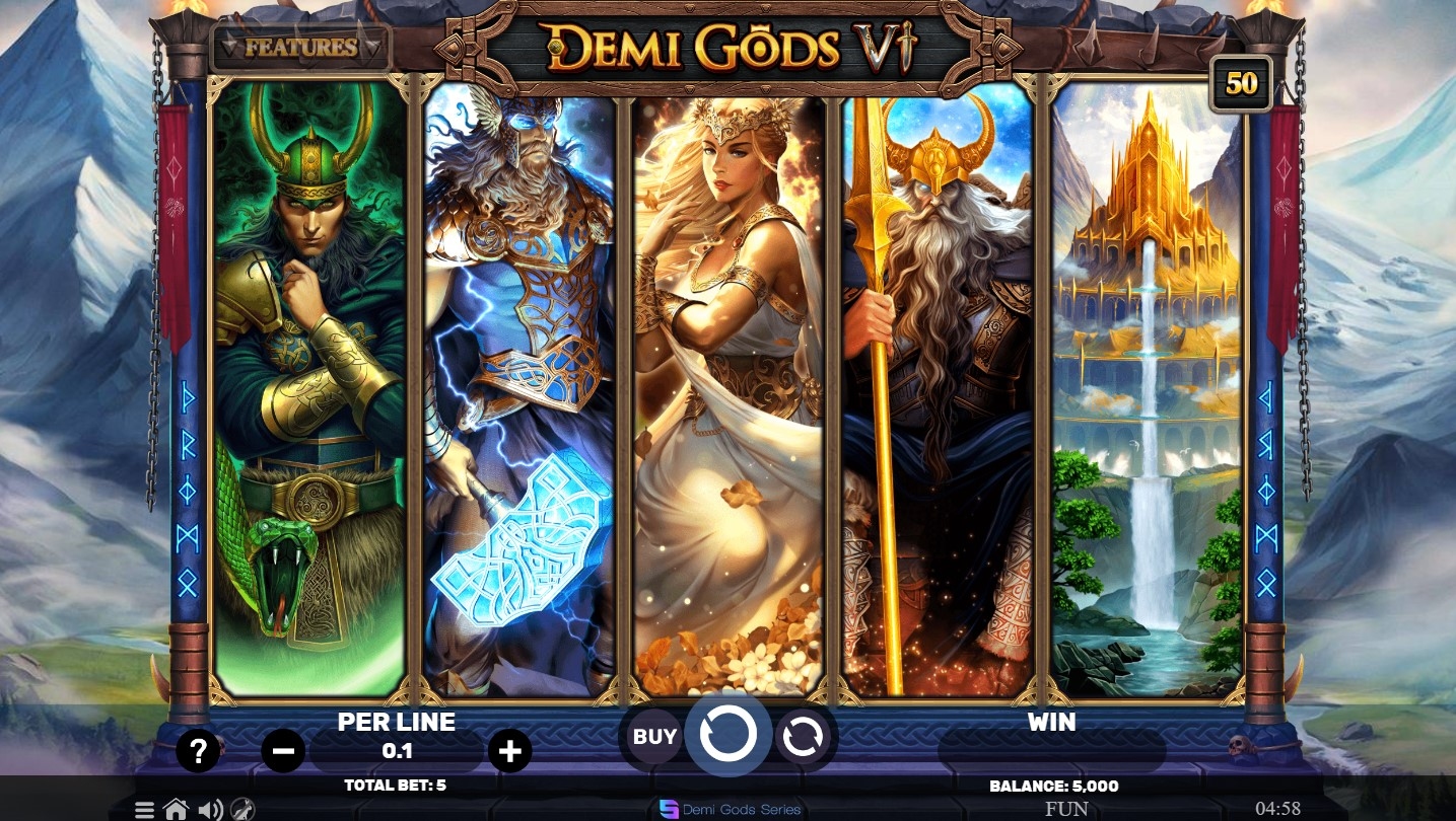 Demi Gods 6 Slot Gameplay