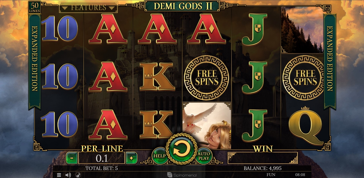 Demi Gods II Expanded Edition Slot Gameplay