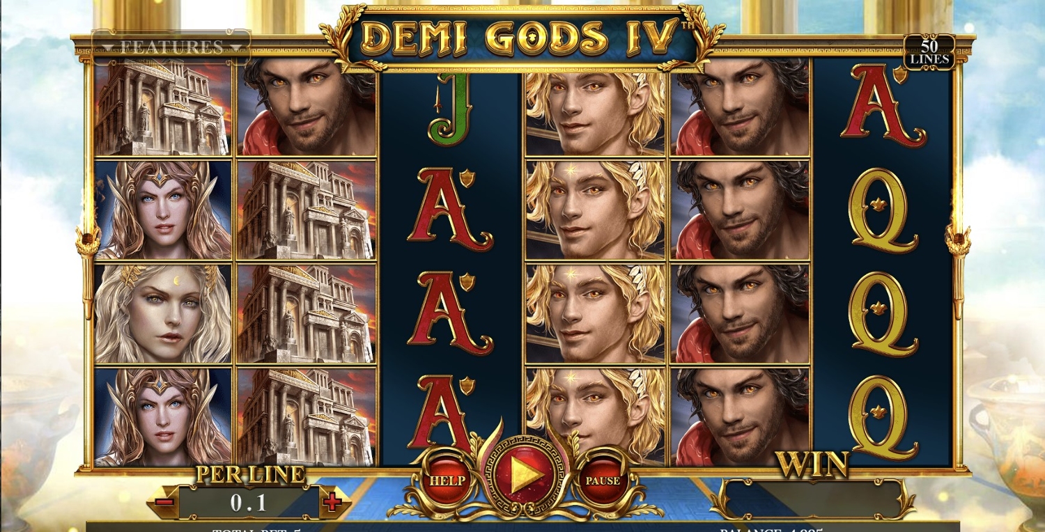 Demi Gods IV - The Golden Era Slot Gameplay