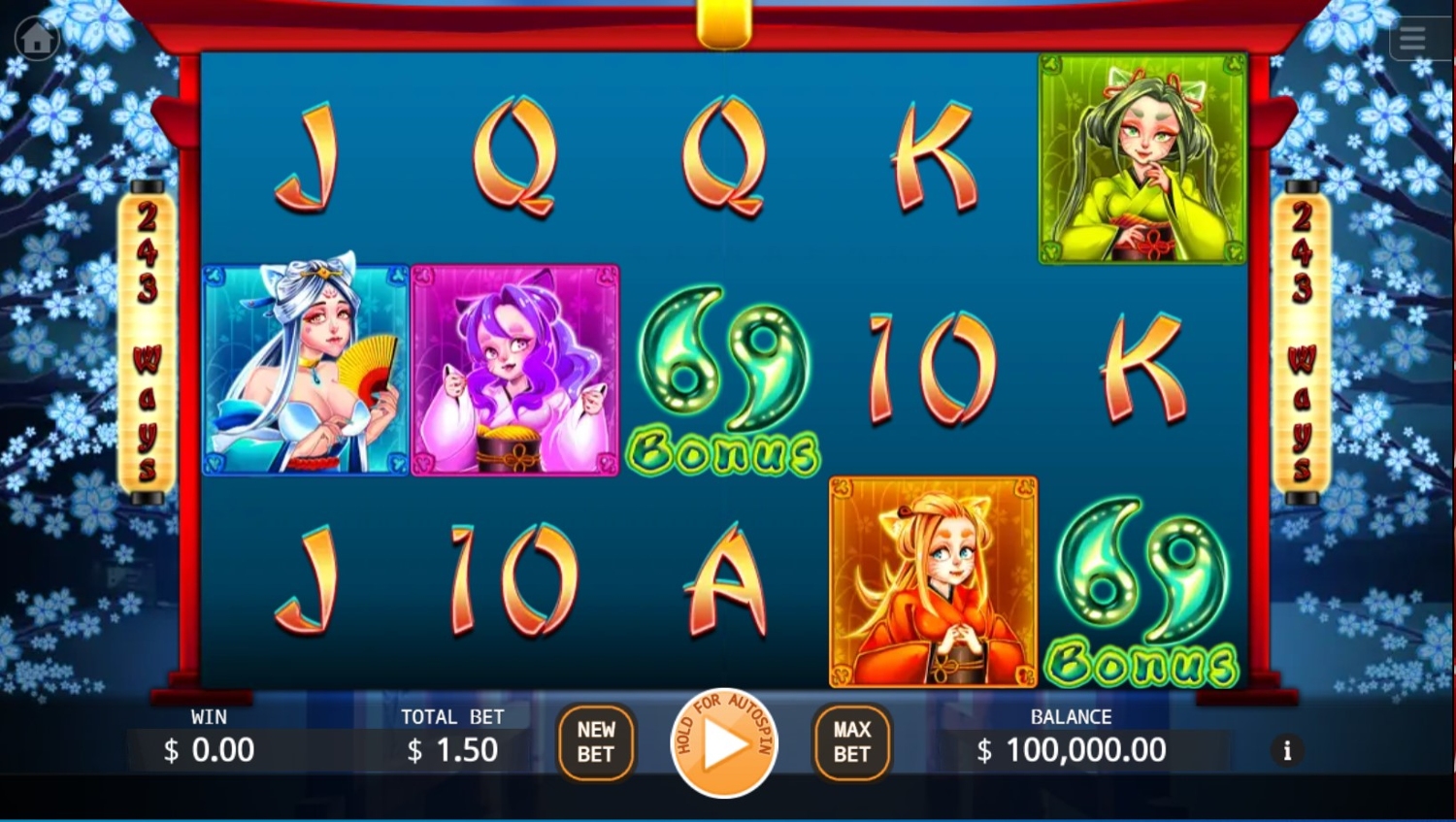 Demon Fox Slot Gameplay