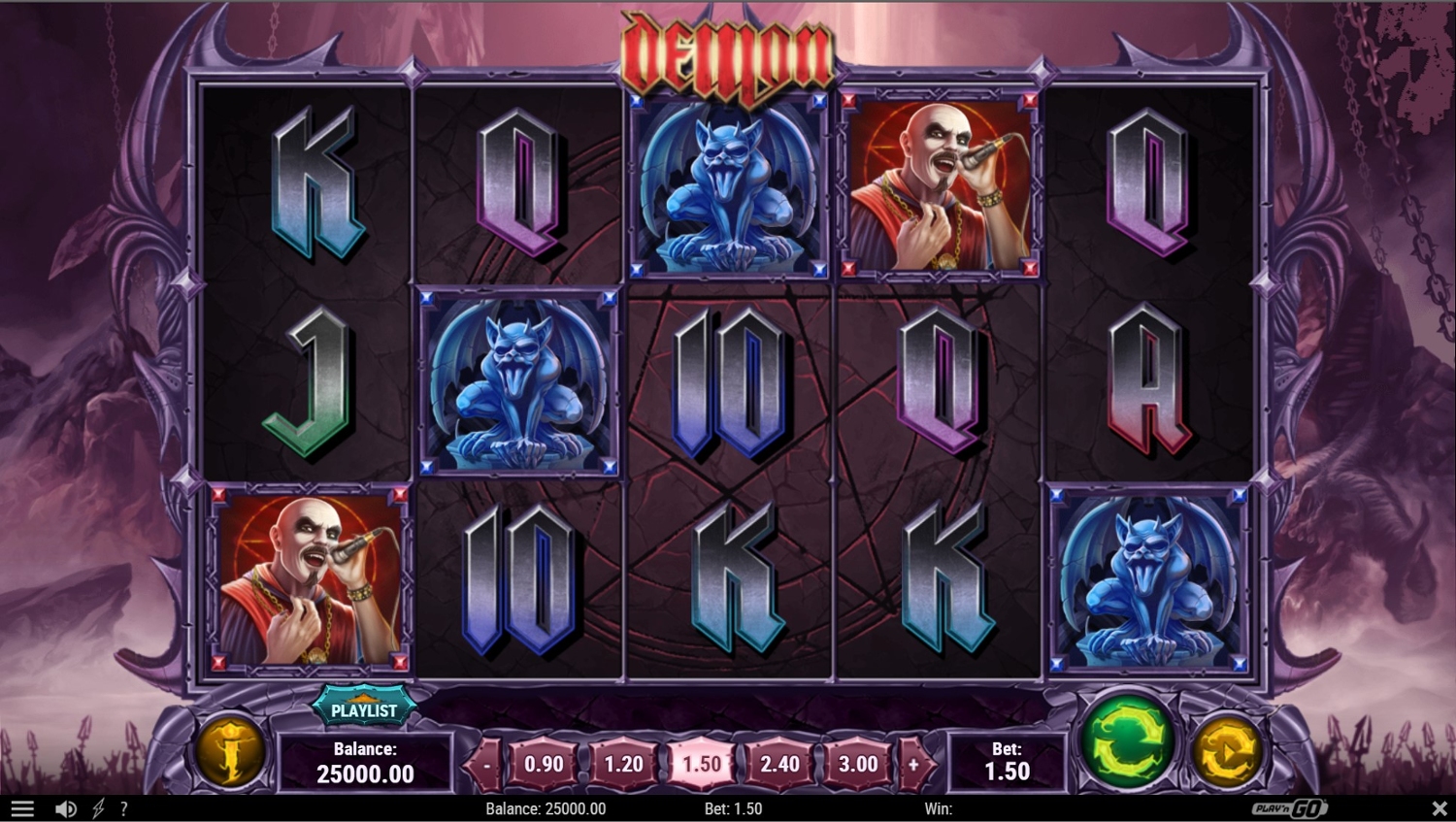 Demon Slot Gameplay