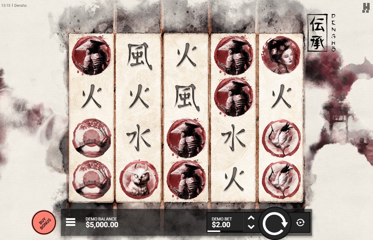 Densho Slot Gameplay