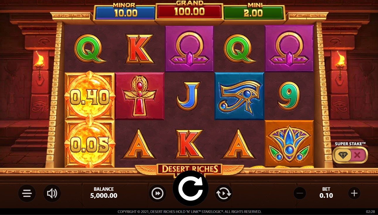 Desert Riches Slot Gameplay