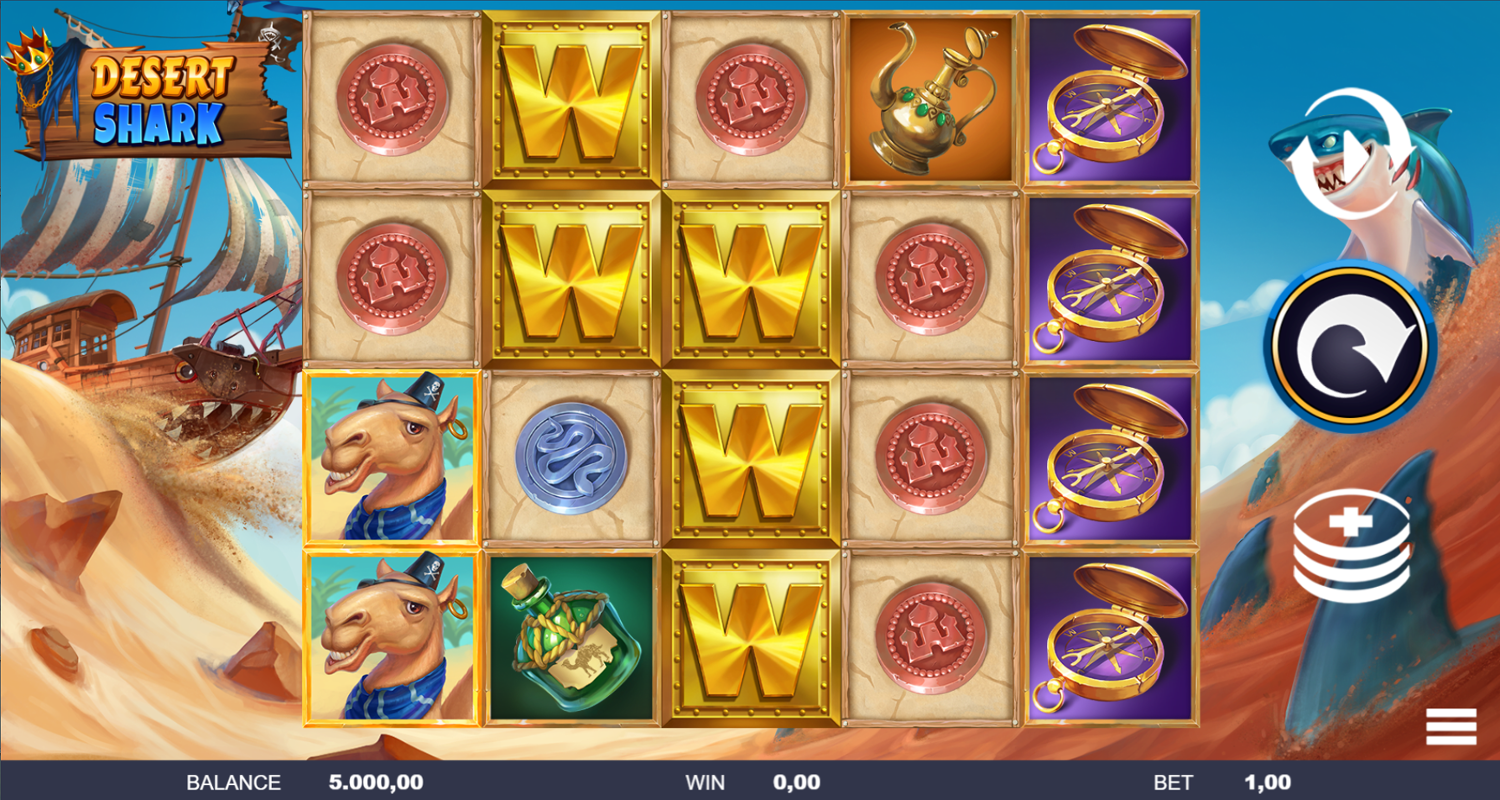 Desert Shark Slot Gameplay