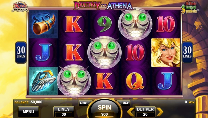 Destiny of Athena Slot Gameplay