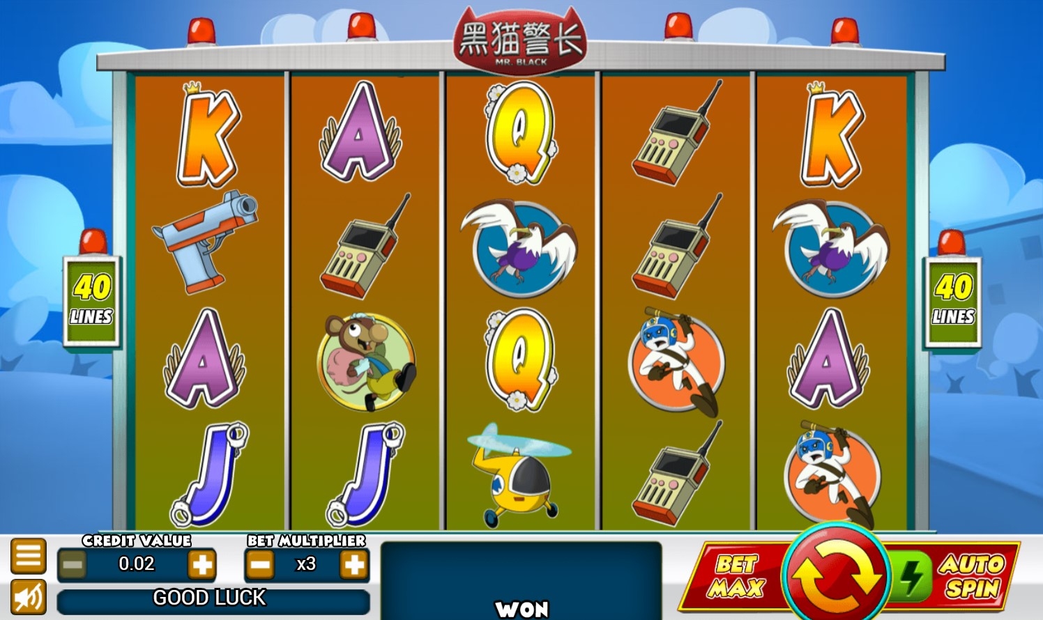 Detective Black Cat Slot Gameplay