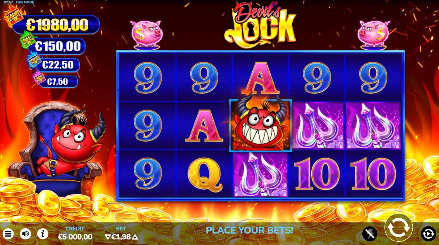 Devil's Lock Slot Gameplay