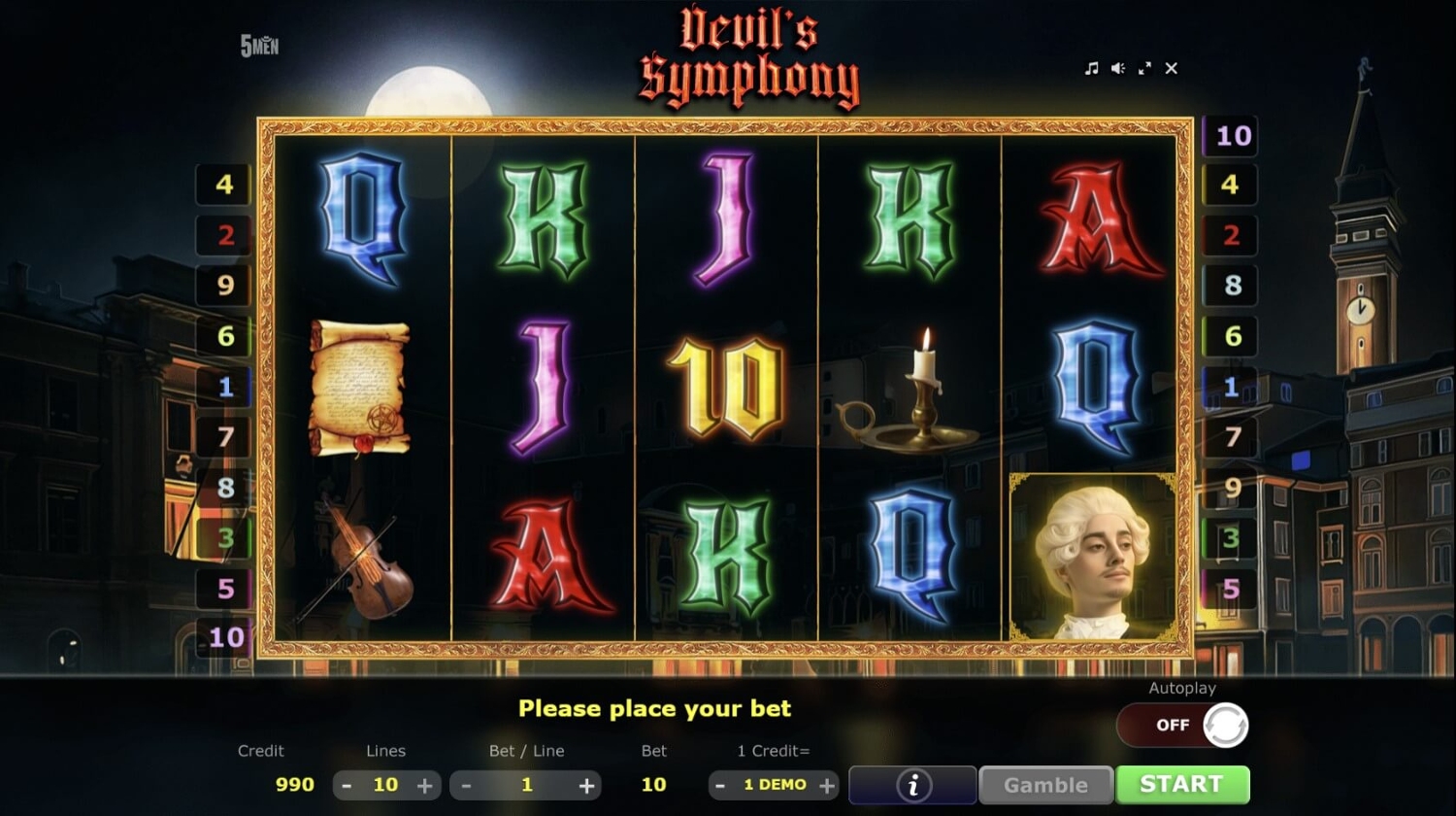 Devil's Symphony Slot Gameplay