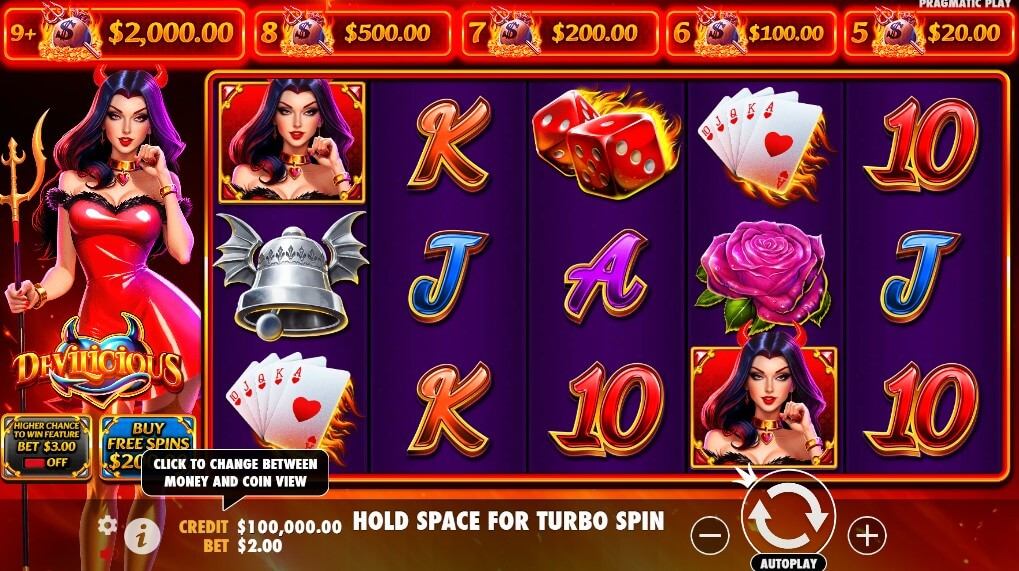 Devilicious Slot Gameplay