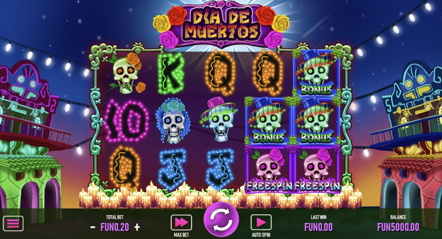 Dia De Muertos Slot Gameplay