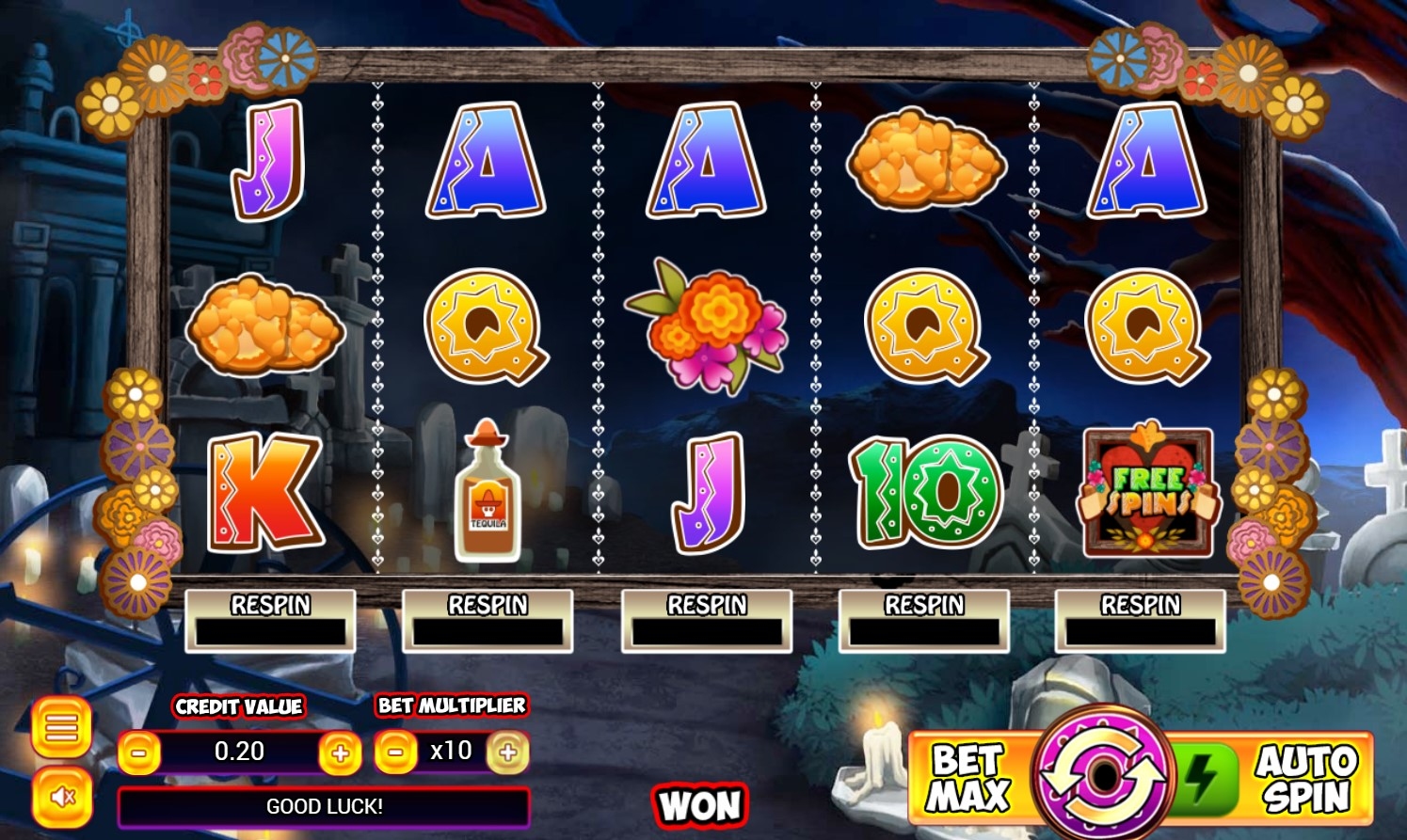 Dia De Muertos Slot Gameplay