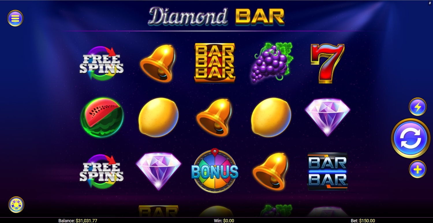 Diamond Bar Slot Gameplay