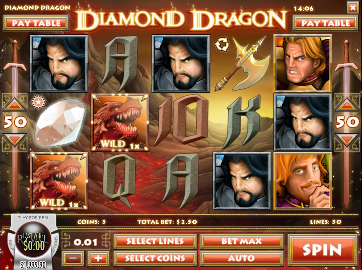 Diamond Dragon Slot Gameplay
