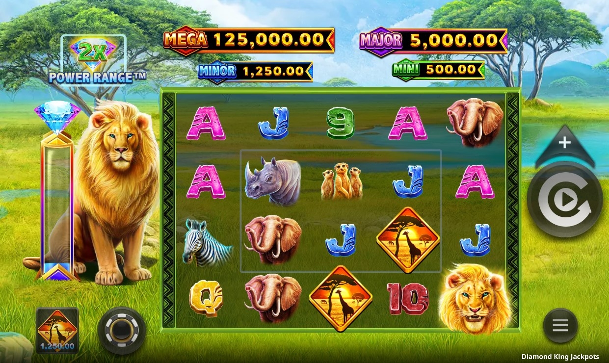 Diamond King Jackpots Slot Gameplay