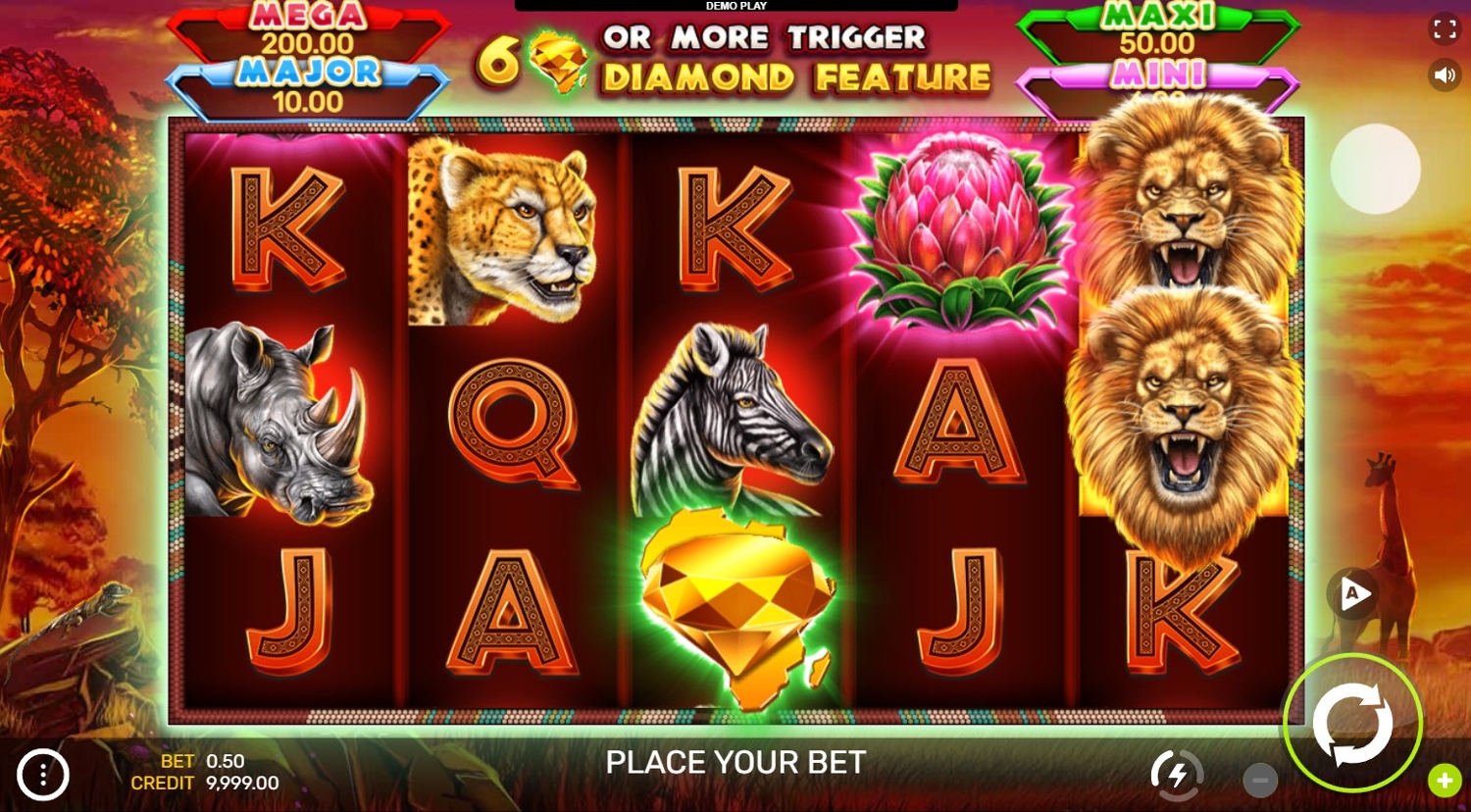Diamond King Slot Gameplay