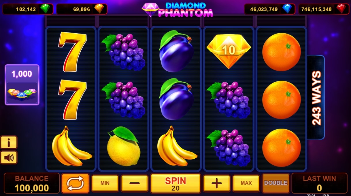 Diamond Phantom Slot Gameplay