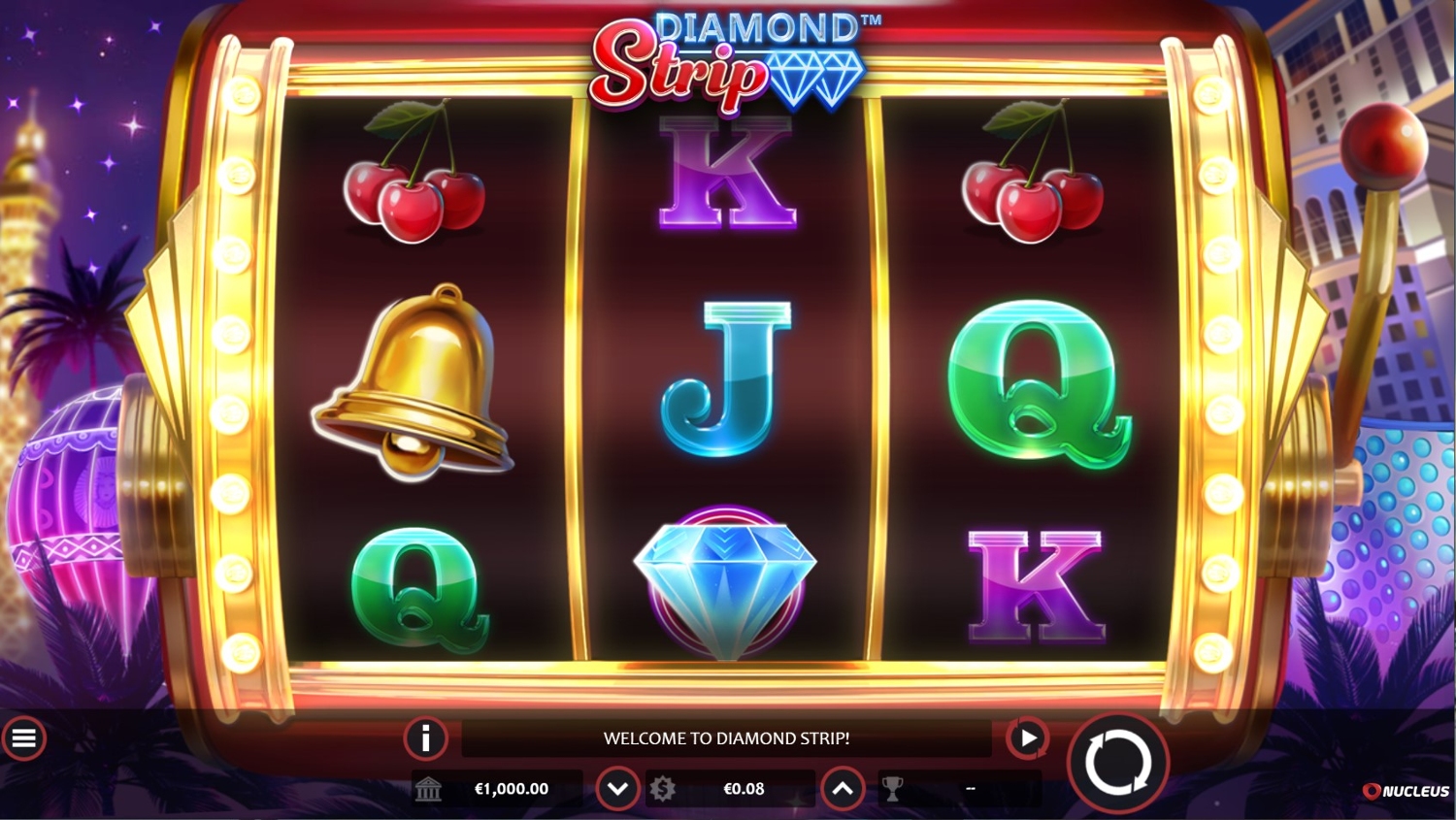 Diamond Strip Slot Gameplay