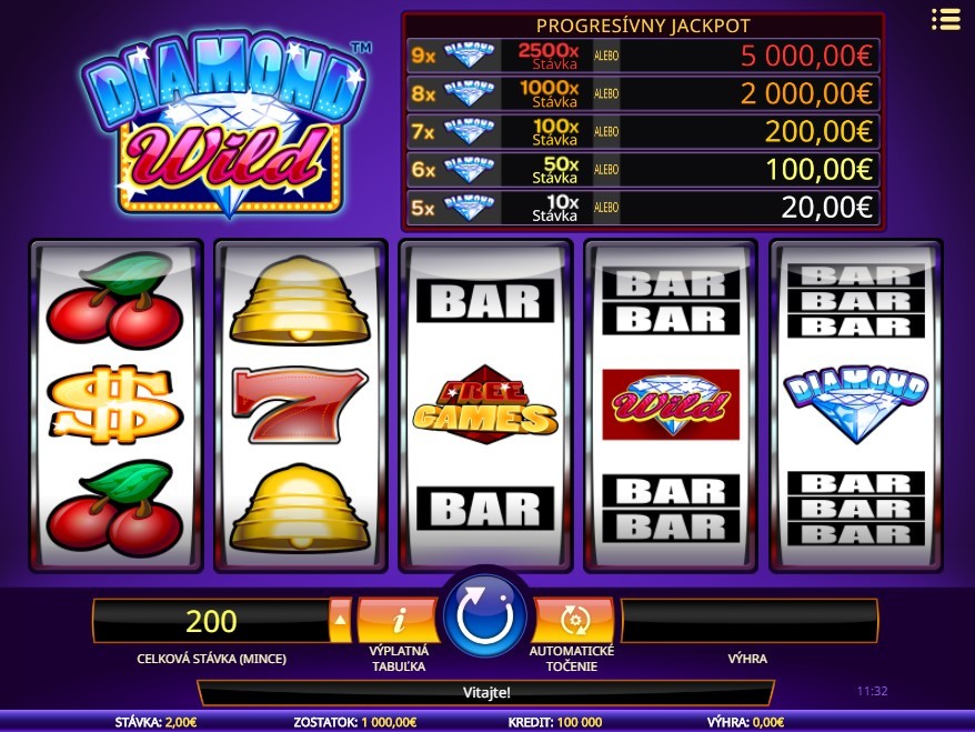 Diamond Wild Slot Gameplay