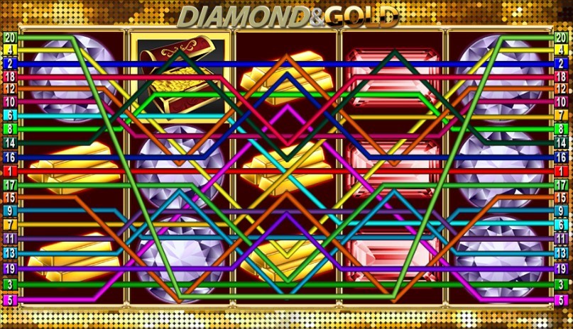 Diamond and Gold Slot Gameplay