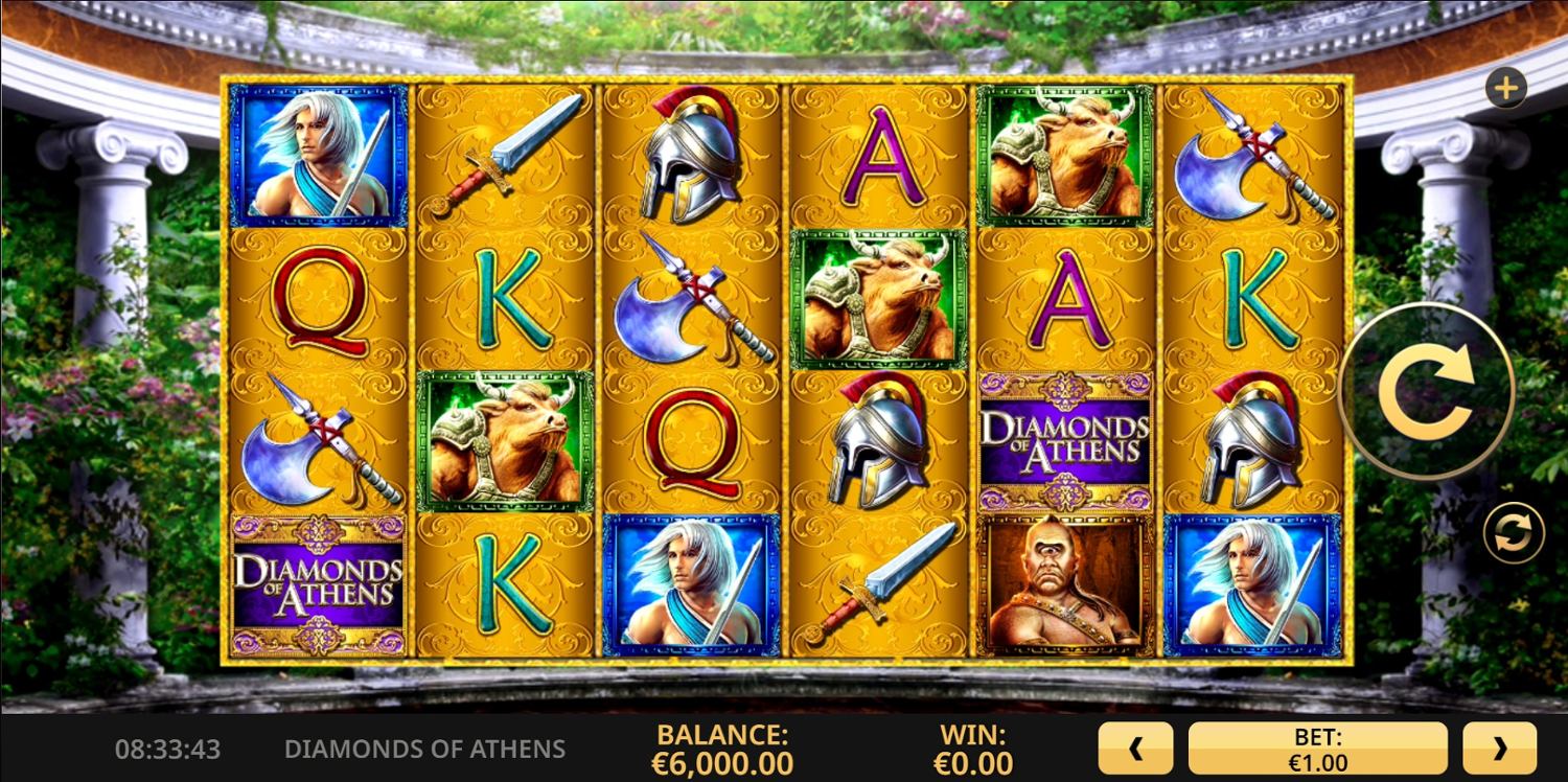 Diamonds Of Athens Slot Gameplay