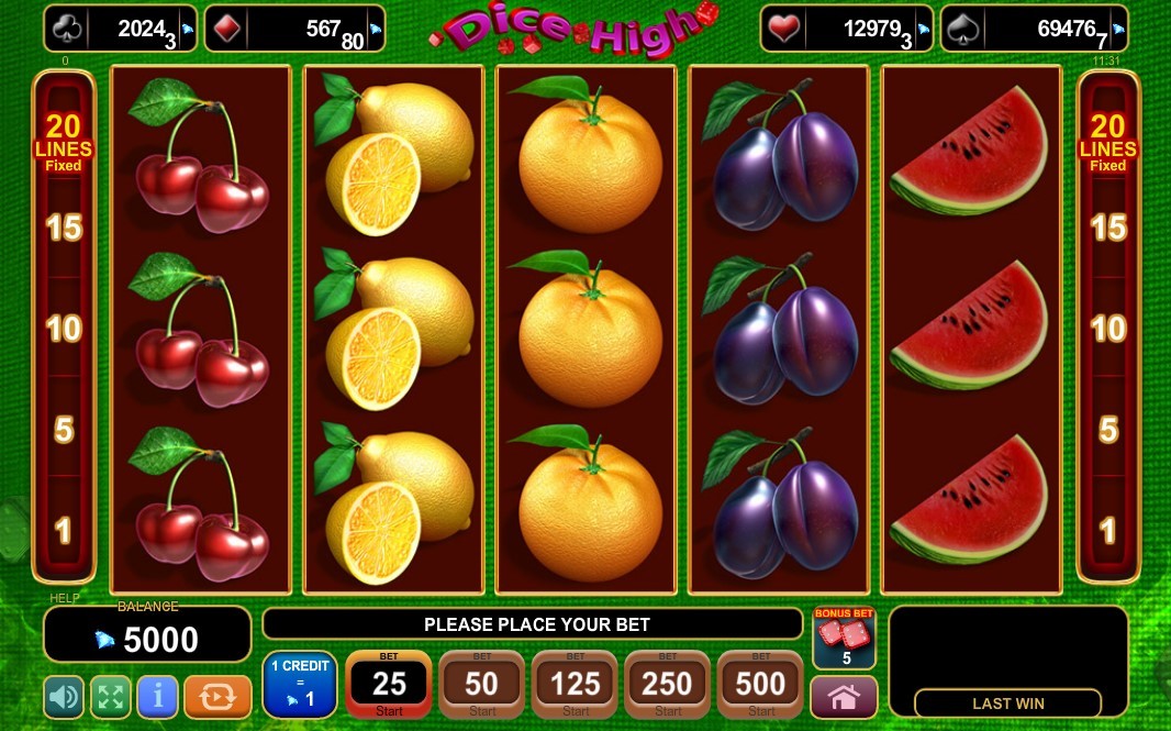 Dice High Slot Gameplay