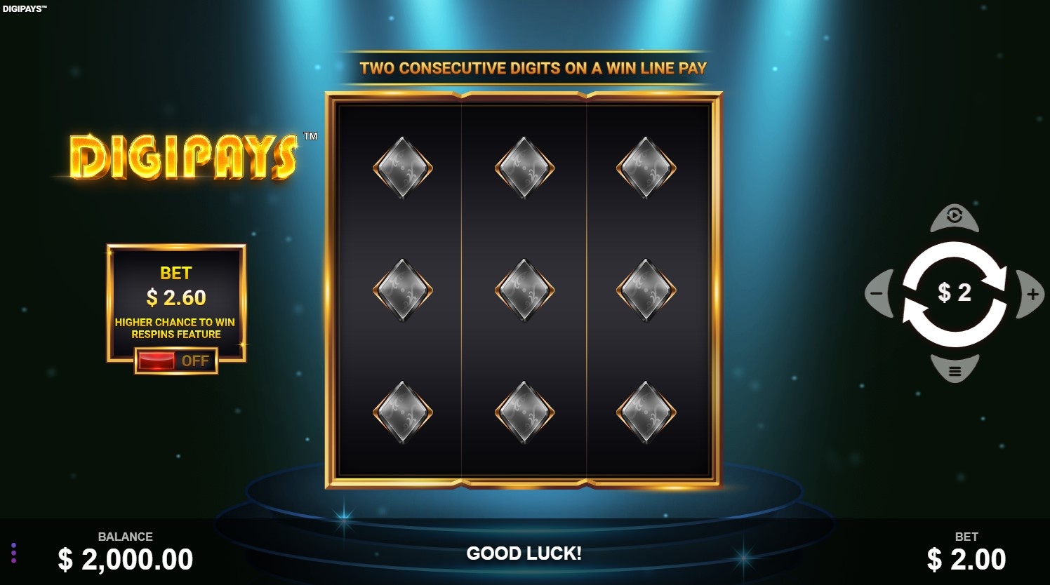 Digipays Slot Gameplay