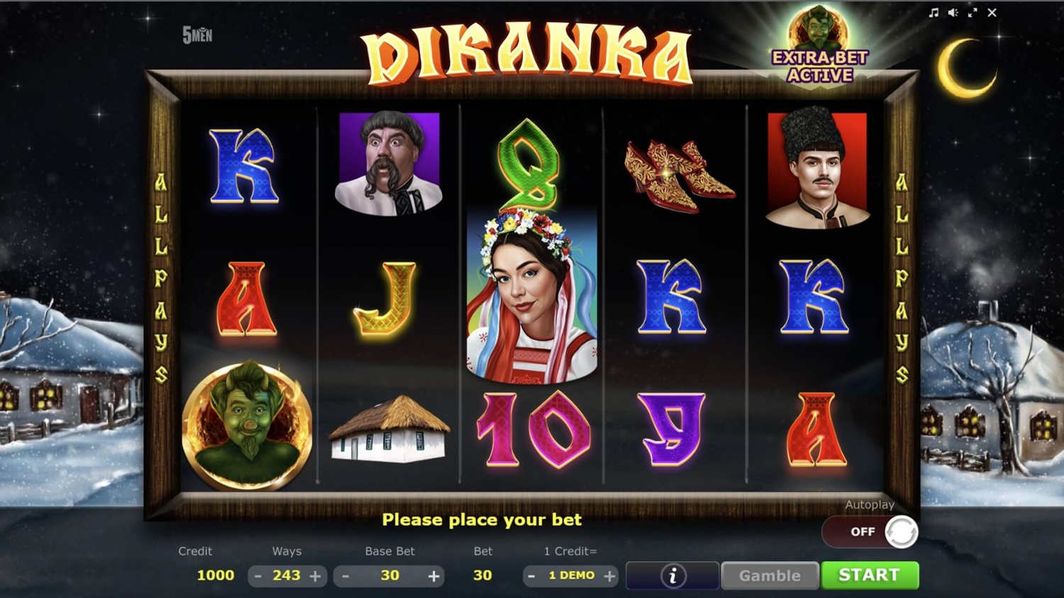Dikanka Slot Gameplay