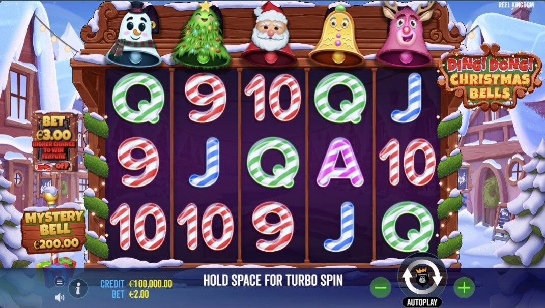Ding Dong Christmas Bells Slot Gameplay