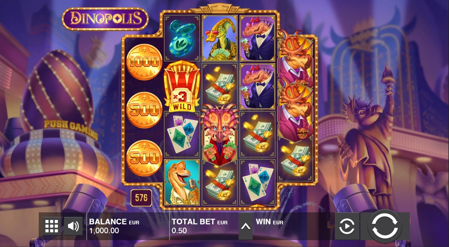 Dinopolis Slot Gameplay