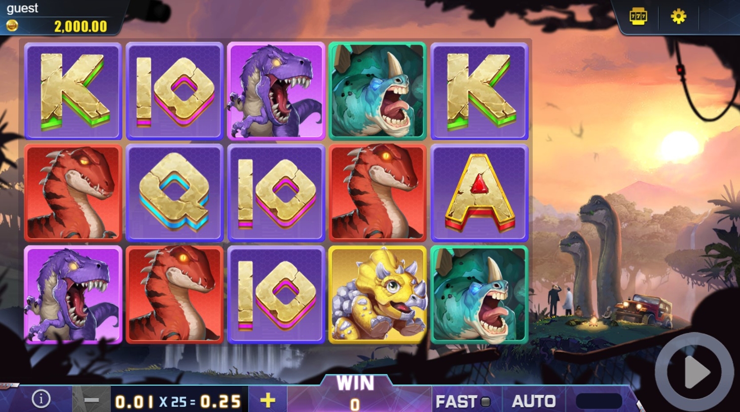 Dinosaur World Slot Gameplay