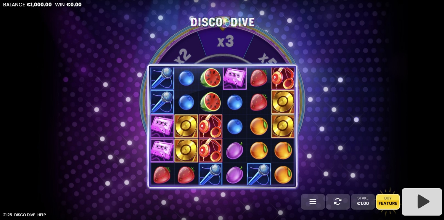 Disco Dive Slot Gameplay