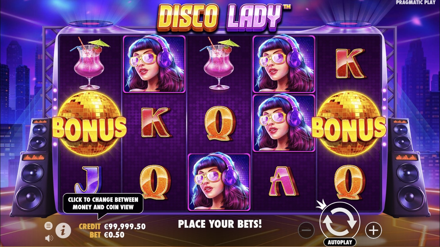 Disco Lady Slot Gameplay
